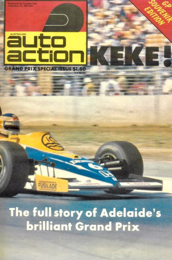 Adelaide_GP's tweet image. The cover of Auto Action following the inaugural Adelaide Grand Prix in 1985. 

Image from Auto Action. #F1 #Formula1 #Adelaide #AusGP #AdelaideAlive
