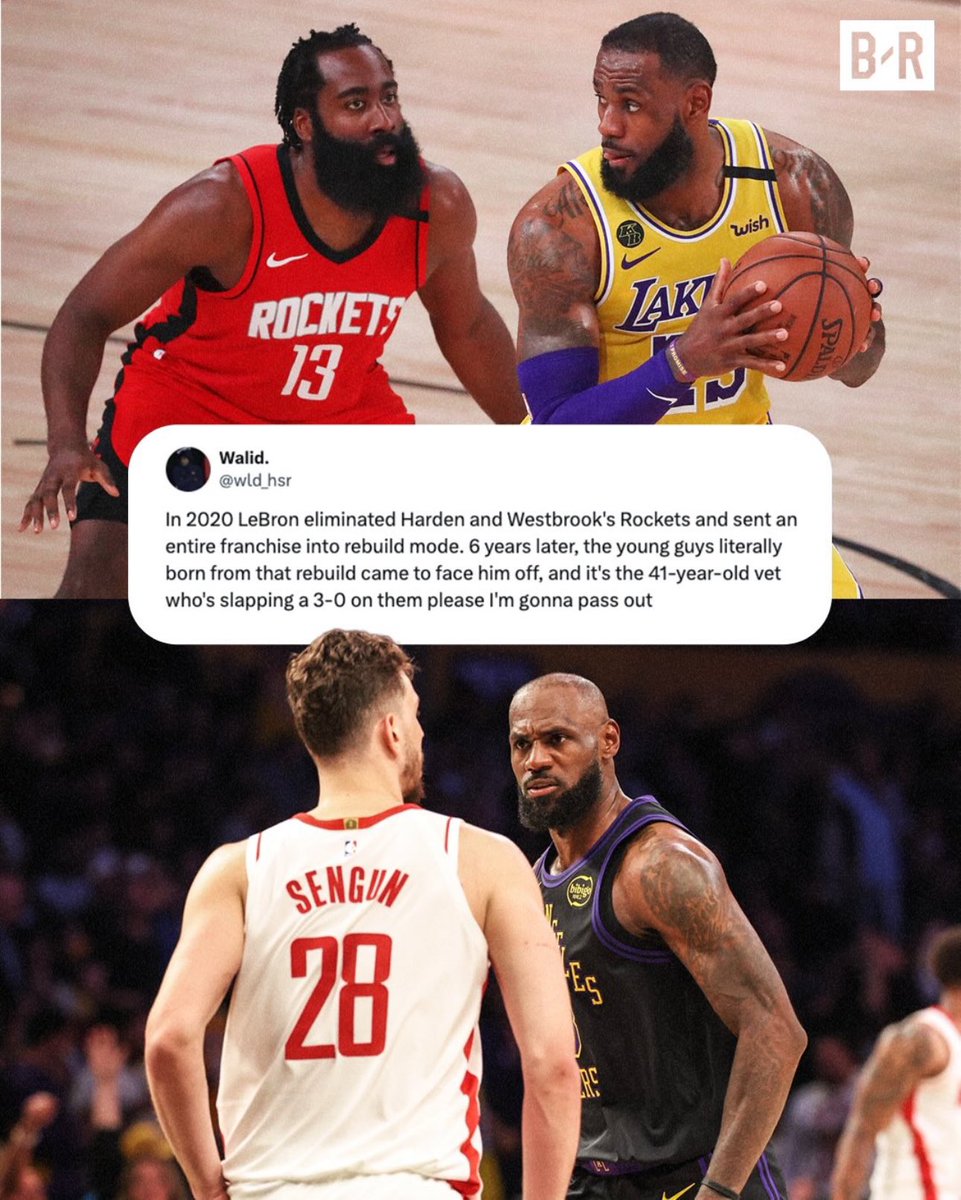 lemstakes's tweet photo. That’s wild #lakeshow #rockets https://t.co/gUfos1PPmn