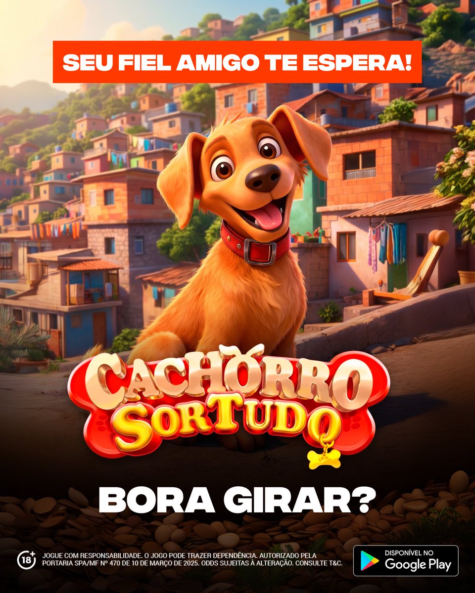 Vai deixar ele esperando? 

O cachorro sortudo está a sua espera na BetWarrior, vem se divertir com ele! 

Vem se divertir: bit.ly/4my7zNe

🔞 Jogue com responsabilidade!