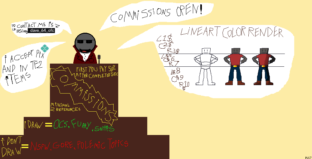 dave 64 (( COMMS OPEN )) tweet media