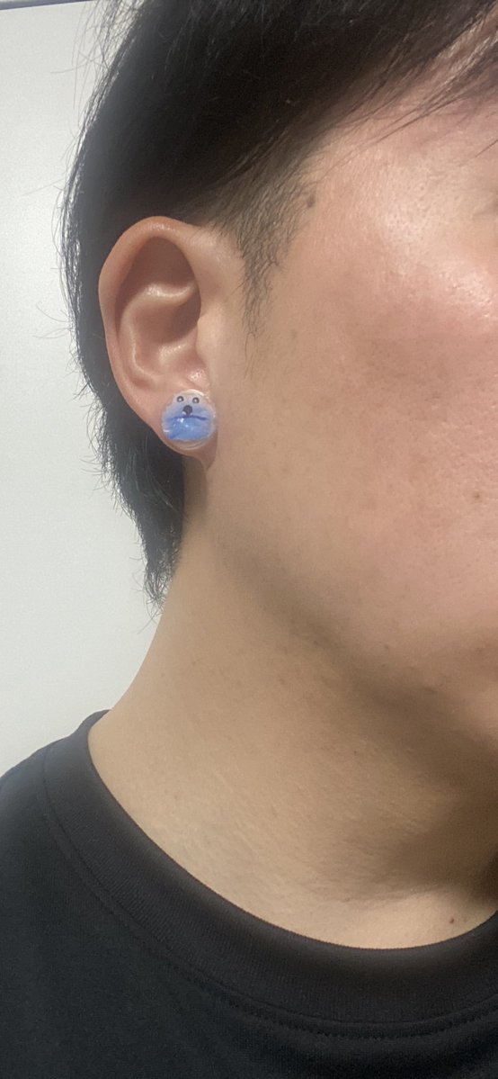 masa0316's tweet image. 磁石が強力だから耳たぶ挟まれてちと痛い

#SUNSUN
#スンスン