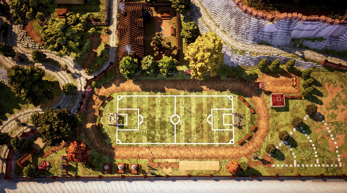 Splatt_Gaming's tweet photo. School sports facilities for track and field and a University of Fine Arts! More custom structures! @GalaxyGrovegame #TownToCity
https://t.co/gSxV0zI7Xu https://t.co/z5xADtJkAI