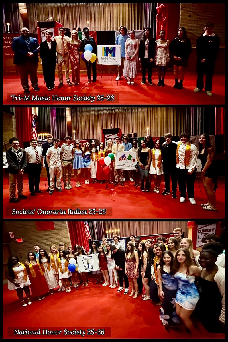 SheahanGray's tweet photo. DHS 25-26 Honors ceremony recognizing existing members and new inductees. https://t.co/F7cZfq2Rzd