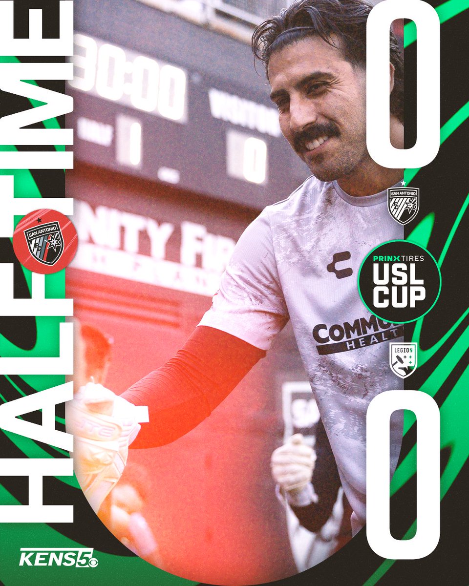 SanAntonioFC's tweet image. HALFTIME

Another 45 left to keep the pressure going! 💪

#Sponsored | @KENS5