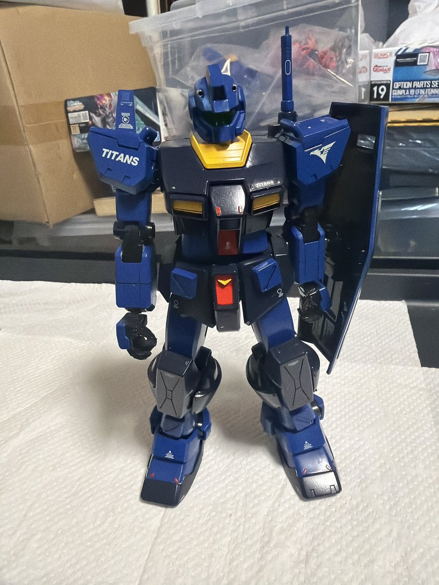 stage2310's tweet photo. MGのこのキットどの機体かわかる方いますか？教えていただきたいです。 https://t.co/3saKjOFdOm