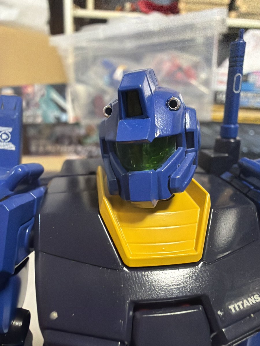 stage2310's tweet photo. MGのこのキットどの機体かわかる方いますか？教えていただきたいです。 https://t.co/3saKjOFdOm