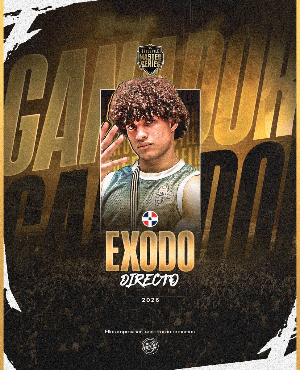 ¡Octavos - FMS: Final Internacional! 🌎

🔹 EXODO LIRICAL 🇩🇴 le ganó a ACERTIJO 🇨🇱 y avanza a CUARTOS DE FINAL. 

#FMSInternacional 🏆