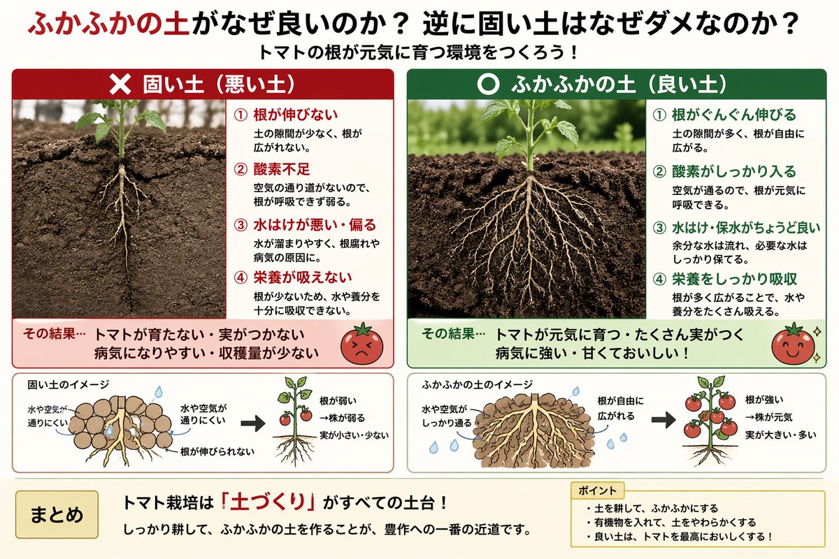Noboru2024n's tweet photo. 土を耕すことが大事だと学びました。 https://t.co/M7kszptd6J