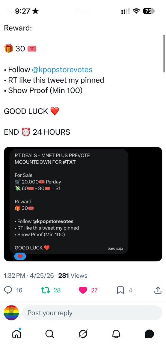 alfredsghost's tweet photo. @yeonjunlv @kpopstorevotes #TXT https://t.co/YAA9v0z6k3
