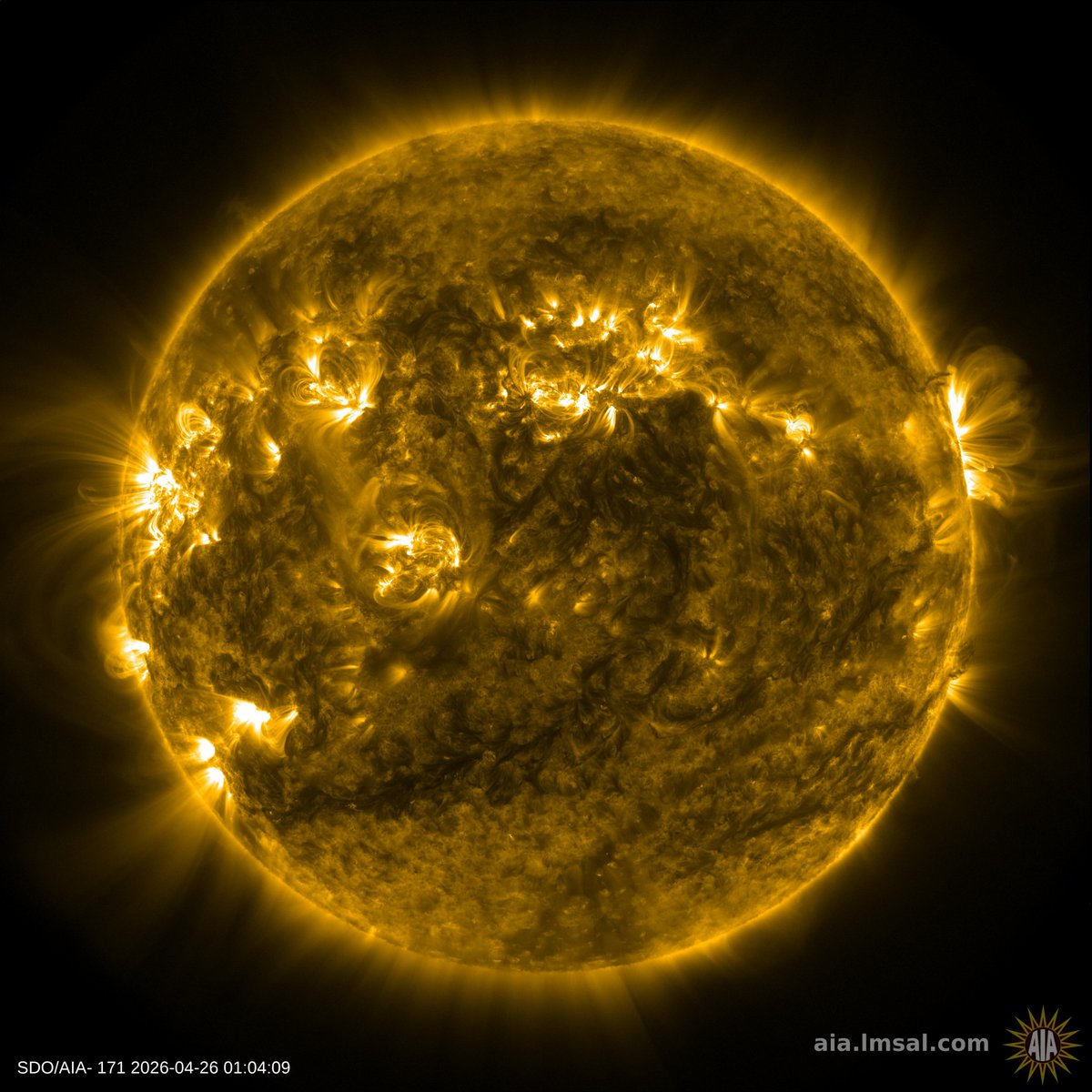El Sol Ahora 01:04 hrs UTC...
