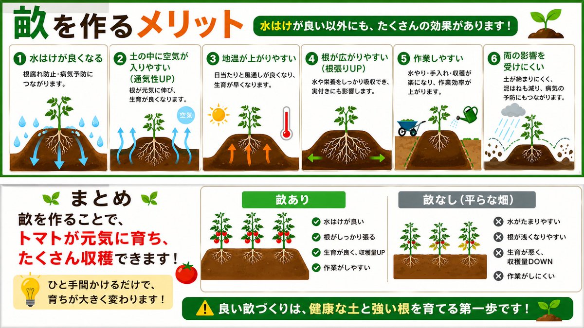 Noboru2024n's tweet photo. 畝を作った方が良いと分かりました。 https://t.co/TqjvMrZzbe