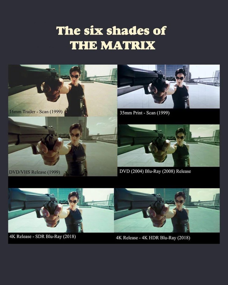 MarbleThumbs's tweet photo. @coolporyg0n The film has gone through so many wildly different colour grades over the years, you start to forget what it even looked like. https://t.co/Ka8BA2tdu5