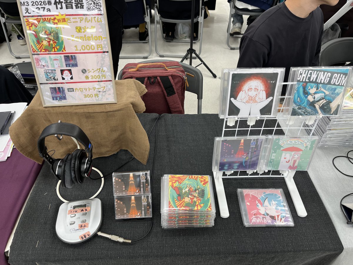 設営完了です！
え-37aよろしくお願いします！
#M3春 #M3春2026