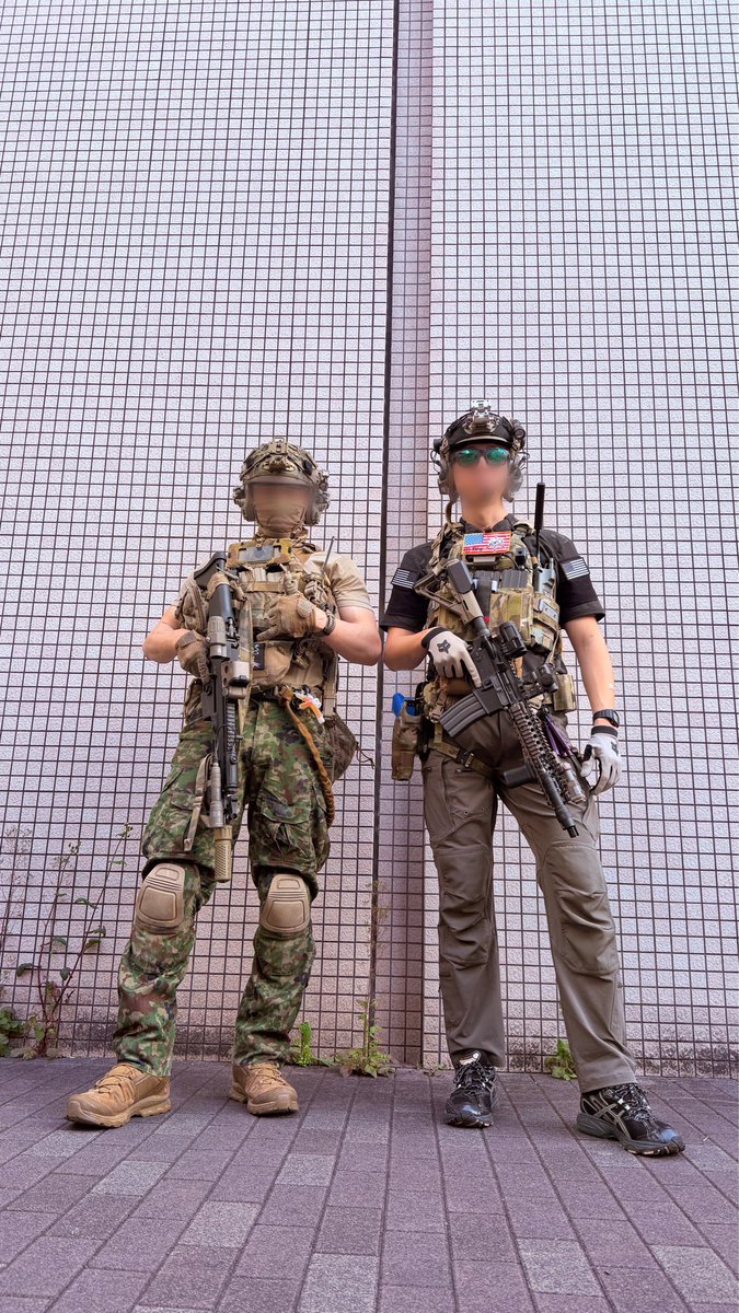andy_airsoft's tweet photo. 偶然に友人と遭遇。連携楽しかった！！
10TH SFGをインスピ
 #うわまちファスガン https://t.co/MBLgH73LuW