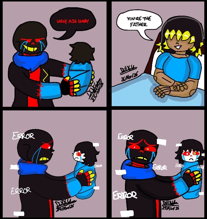 DulxyF38613's tweet photo. Dulxy x Error sans 
Dilex baby :D.✨✨
Drawing of my ship Occupy drawing base 
#undertaleoc #ocxcanon #fandom #dulxyxerrorsans #ships https://t.co/v7zWXLW6g1