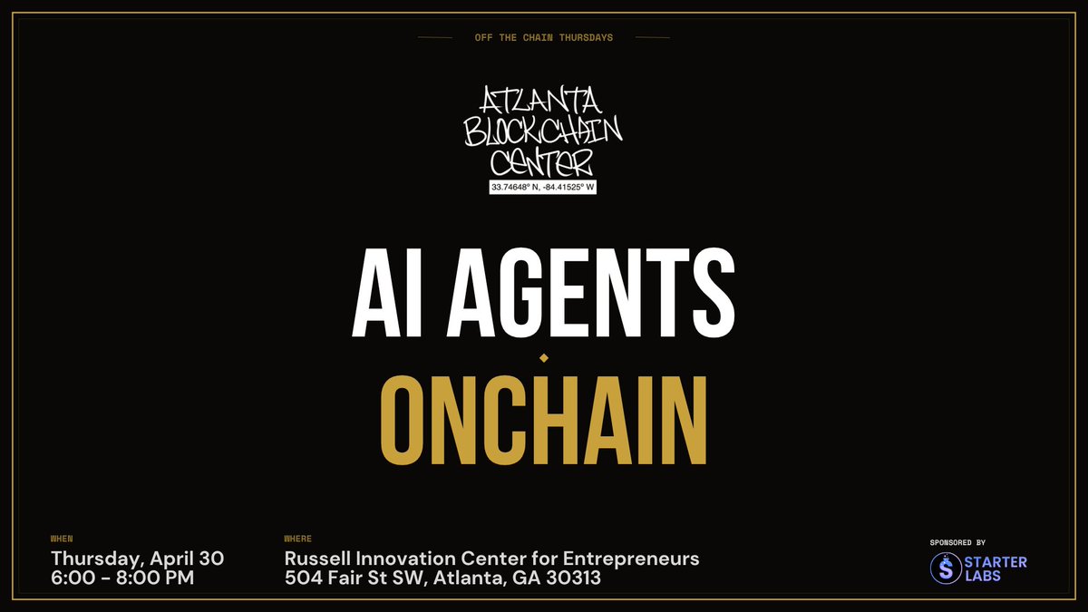 Atlanta Blockchain Center tweet media