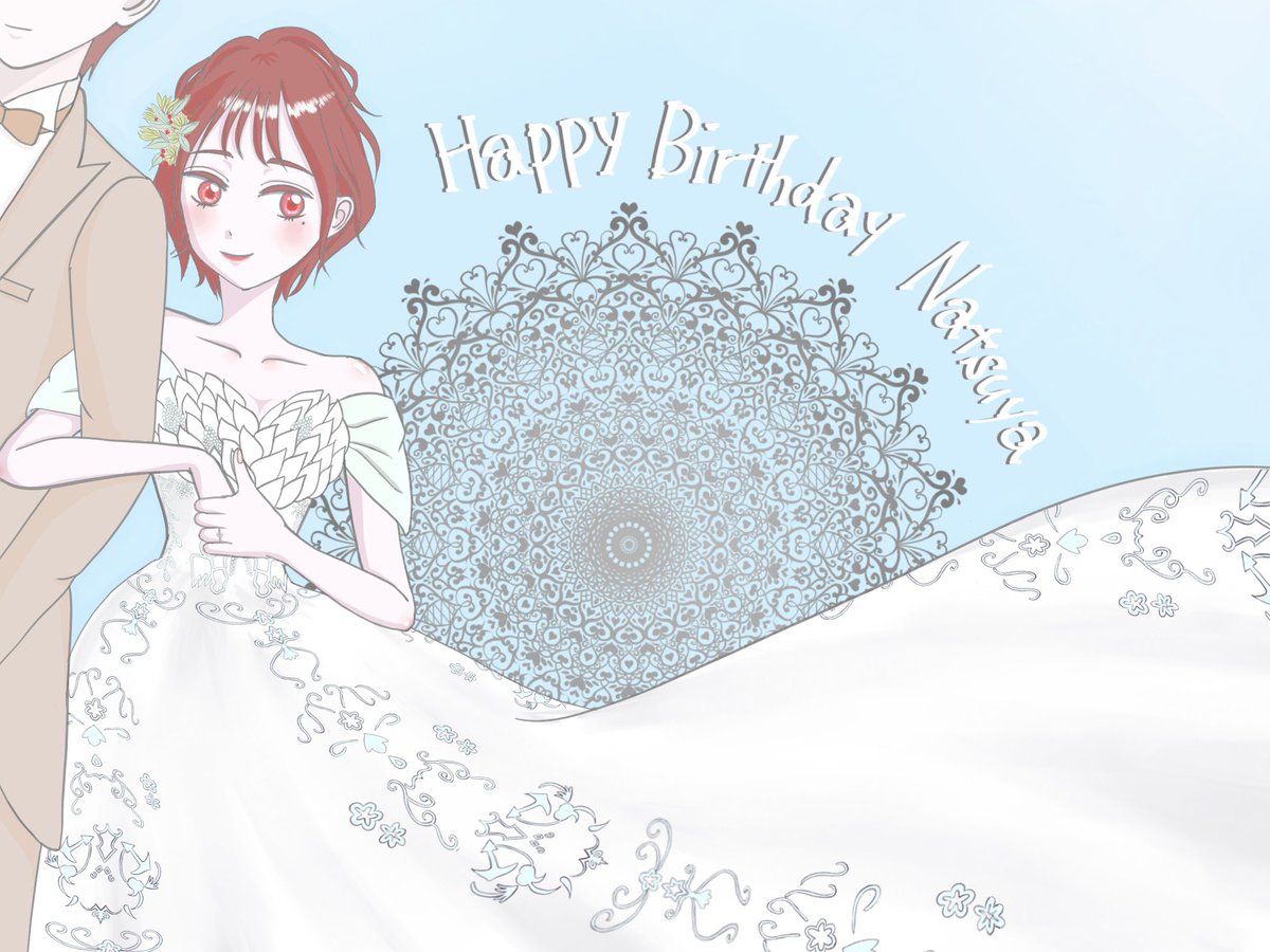 AshTale_fran's tweet photo. 友達の誕生日祝いに描いたやつ！
頑張ったので見て！！！！ https://t.co/9KbN8wtyCZ