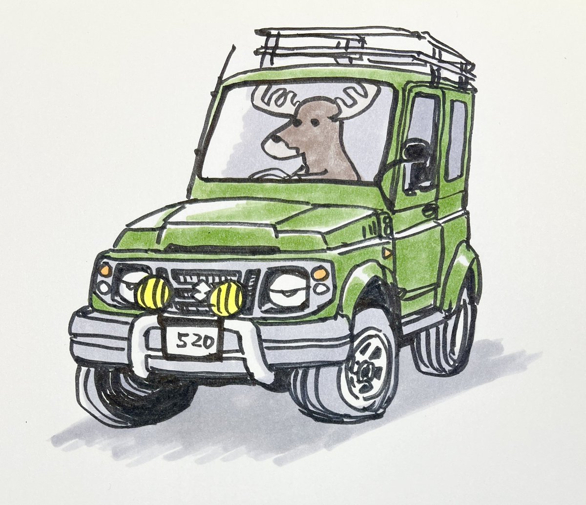 「#新緑の季節なので緑の画像を貼る」|zama36のイラスト