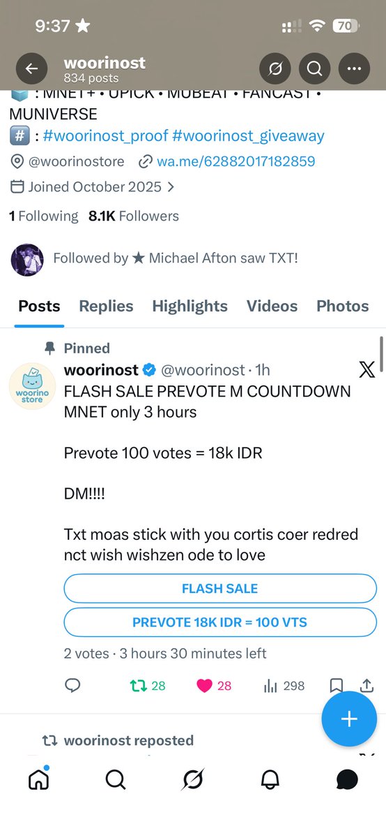 alfredsghost's tweet photo. @woorinost #TXT https://t.co/nfcbOF3fPr
