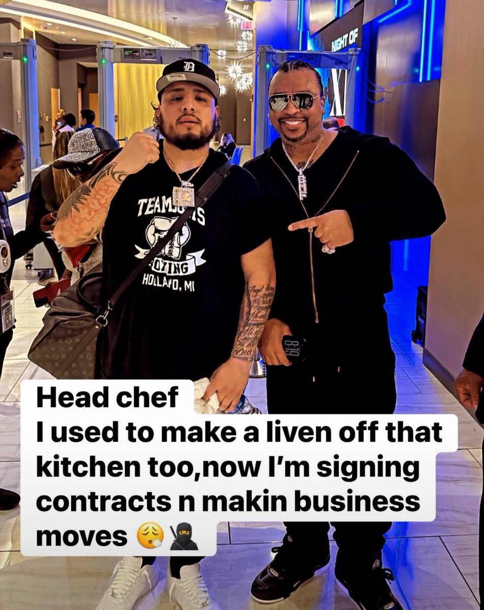 RLJ2DAY's tweet image. The BMF boss himself, Big Meech spotted last night at Motor City Casino with Marcus Solis after we got the W🔥. Detroit fights hit different when the street legends are in attendance 👀.  We are just getting started 🔥💨
616 ⚔️313
 #Boxing #Detroit #BMF