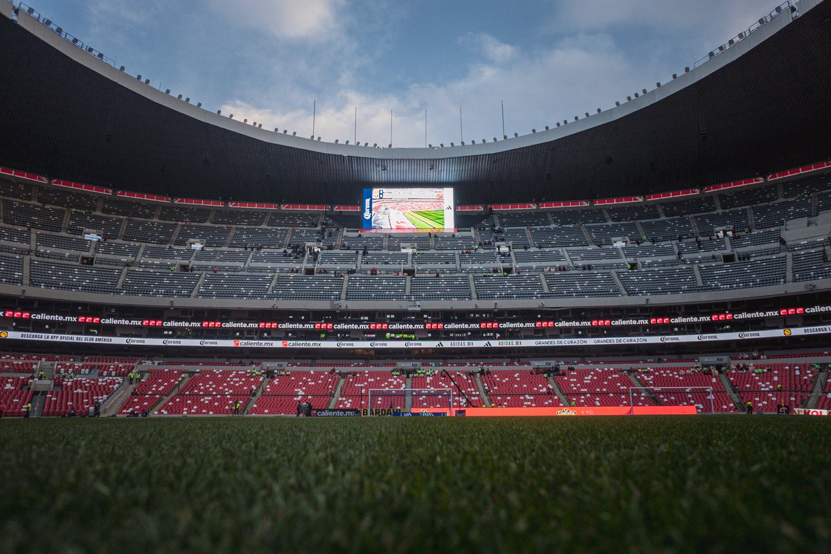 Nuestro bello estadio nos espera para el cierre del torneo regular. 💙🏟️💛

#VolvemosACasa #AméricaVsAtlas