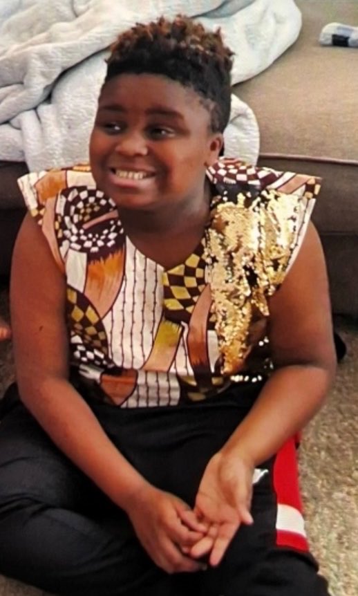 MISSING: 9-year-old Godson Anyanwu. Last seen on 4/25/26 at approx 7:30 pm in the 9100 block of Lanham Severn Road in Lanham. He is 4’9 &amp; 150 lbs. Last seen wearing a gray shirt with orange zipper, blue jacket, black pants with red and white stripes and white shoes. If located,