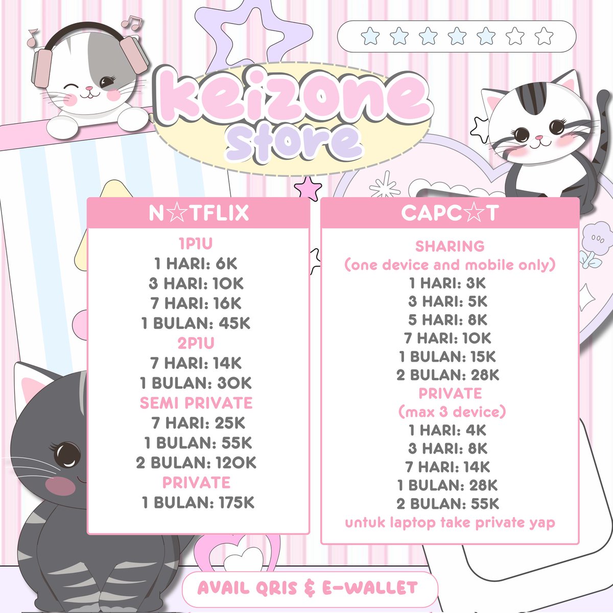 keiz ฅ^._.^ฅ 📌 jajan ke pinned tweet media