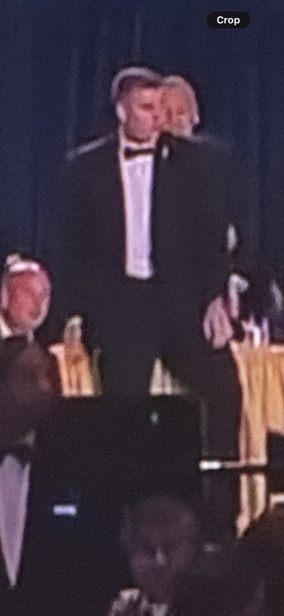 willwinter's tweet photo. Bravery in this guy tonight. Standing in front of POTUS regardless of party. https://t.co/389BkJervQ