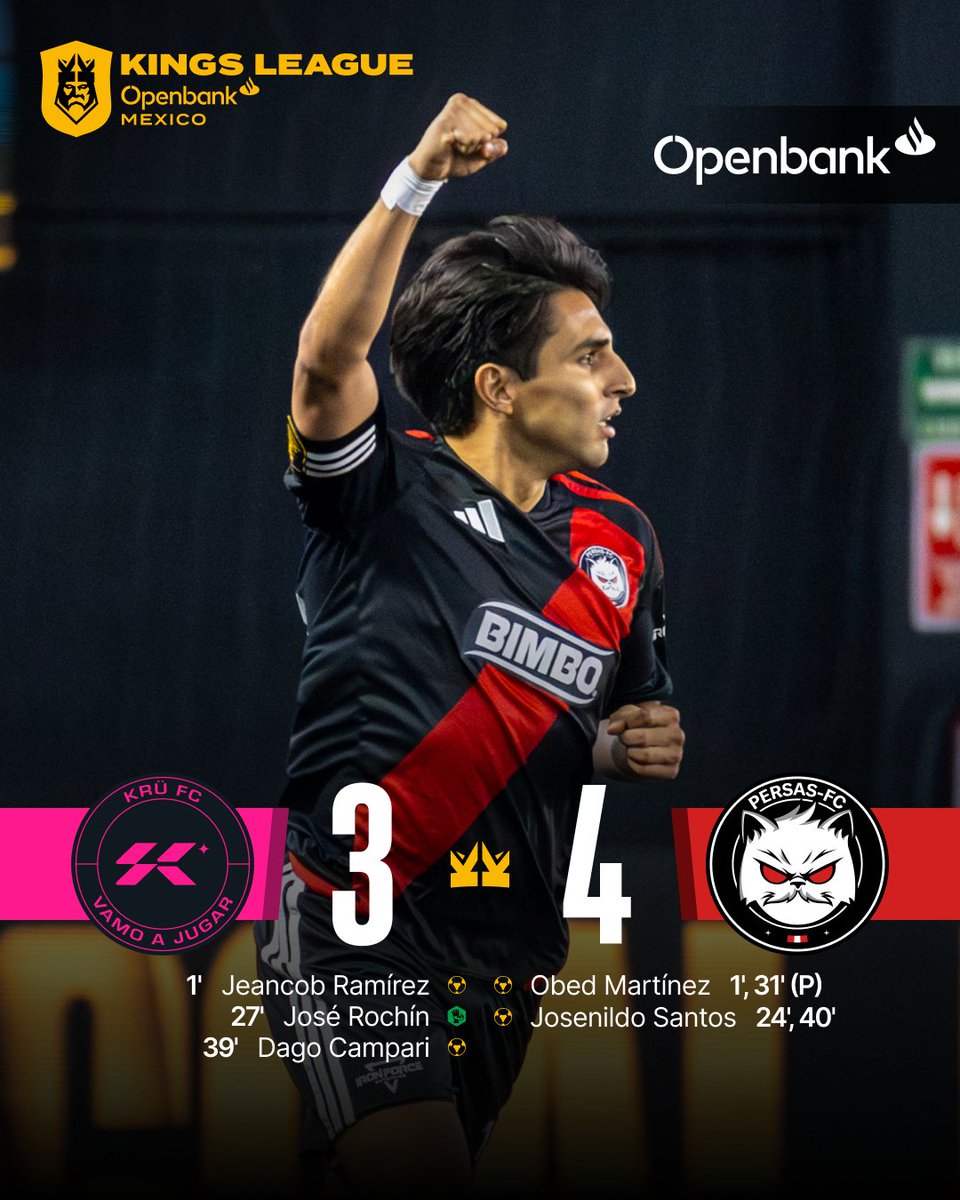 ¡<a href="/FCPersas/">Persas FC</a>  Impone su Ley! 😼🔥🔝

#KLResult