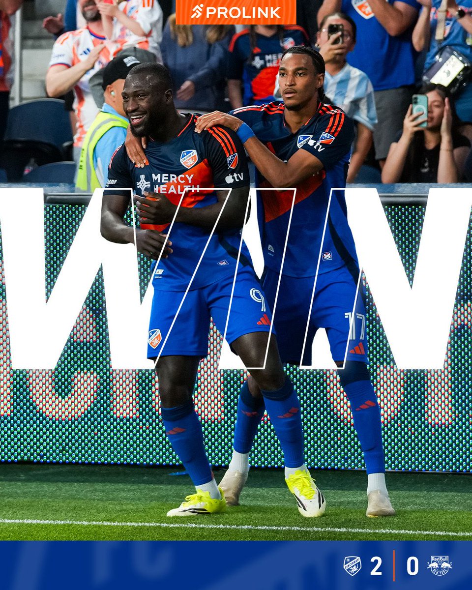 Nothing like a win in front of our fans. 😌

#AllForCincy | #CINvNYRB | 2-0