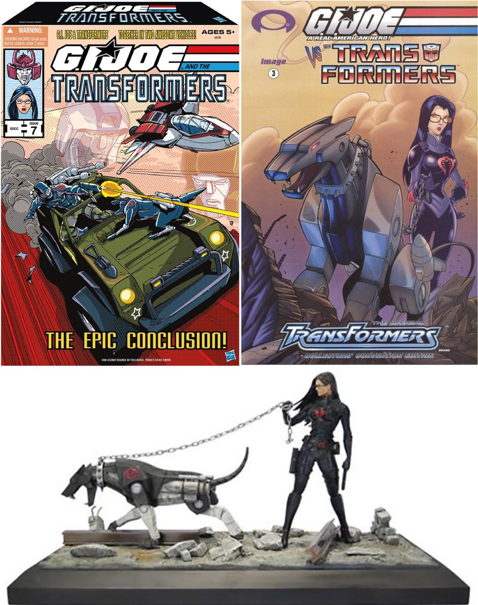 rareactionfigs's tweet image. Check out this canceled Baroness and Ravage statue from 2007 that would have been a colaboration between GI Joe, Transformers, and First 4 Figures.

What do you guys think?

#gijoe #transformers #actionfigures #collectibles #statue