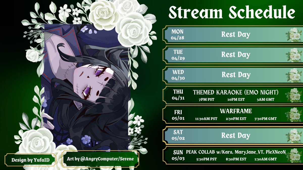 Viv 🪦 Dead Girl VTuber 🖤 tweet media