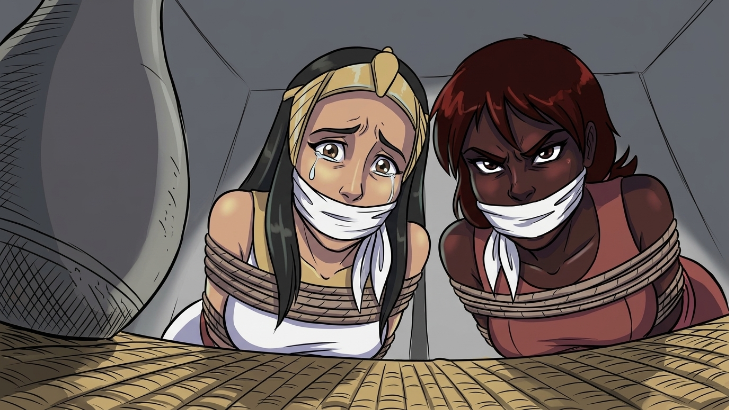 Theti and Tiya prisoners 3

#Flowai #Papyrus #tente #Afrique #bondage #ropes #otmgag #otmgaggedgirls #boundandgaggedgirls #prisoners #hostages #captivity #damselsindistress #Theti #blackhair #egyptiangirl #Tiya #africangirl #brunette #longhair