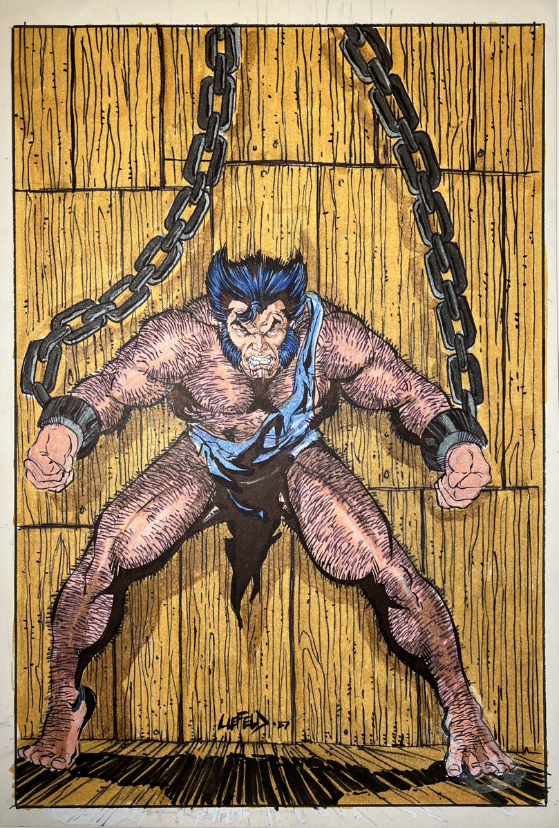 ILikeWhatIBuy's tweet image. Early Liefeld #Wolverine