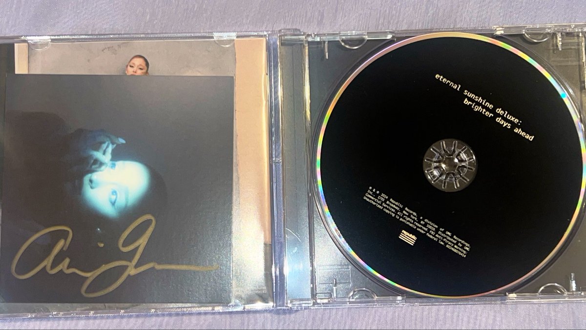 godisawomanag's tweet photo. selling a few items
[ surprise piano ornament / signed gold eternal sunshine deluxe cd / lover live from paris heart shaped vinyl ] paypal (g&amp;s) only 
taylor swift / ariana grande 
#signed #llfp #tsornament #arianagrande #eternalsunshine https://t.co/4Obq1CRvPX