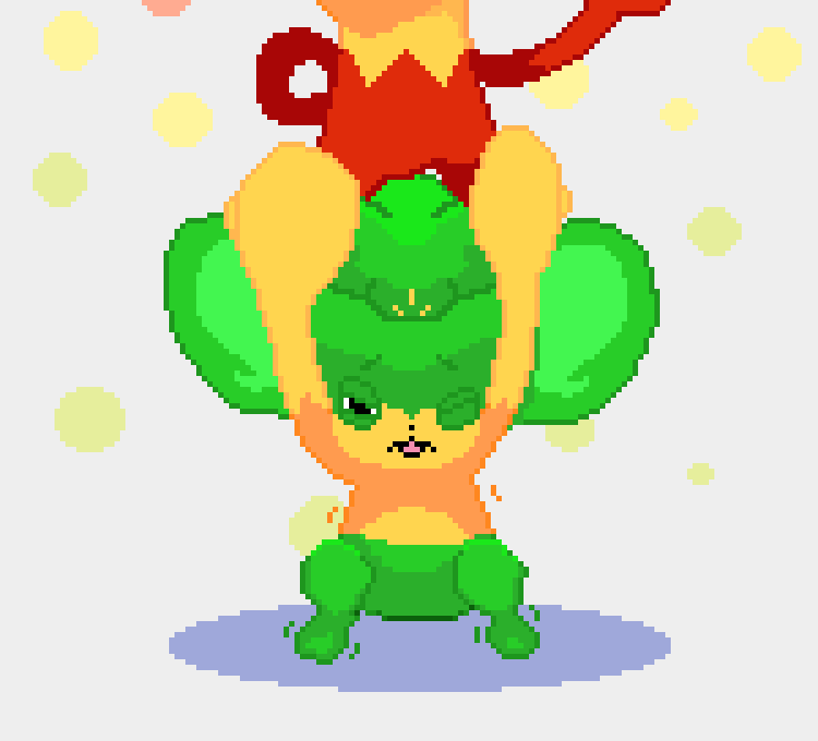 sharkiun's tweet photo. Unova - #017
Pansage
#Pokemon #Pixelart https://t.co/RpMpqY0M0c