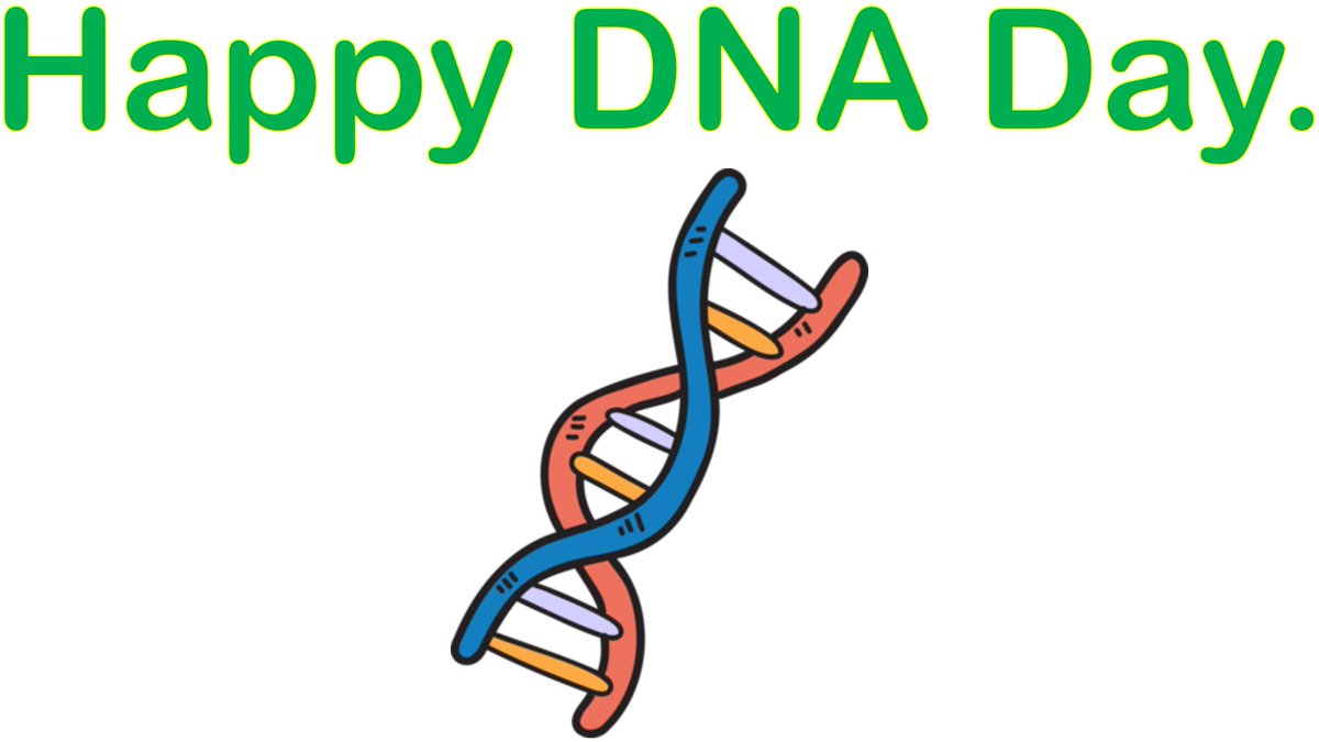 YoerixPerez05's tweet image. Happy DNA Day.
#HappyDNADay #HappyDNADay2026 #DNADay #DNADay2026 #DNA #DNACells