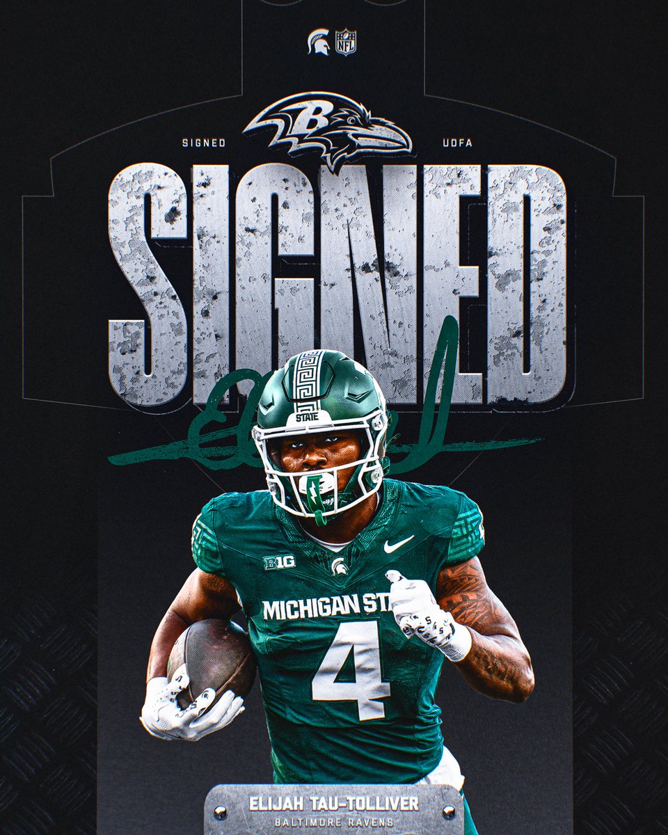 MSU_Football's tweet photo. Ravens Flock came calling 🐦‍⬛

Congrats TT! https://t.co/jqJ7eW67zA