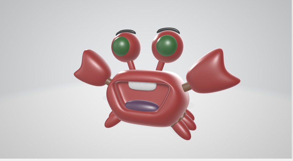 nerdyvi's tweet photo. 🦀 cute crab • archivos STL y OBJ
➡️ Descargar modelo para impresión 3D: https://t.co/GcuSxIikjh
💡 Diseñado por @nerdyvi

@cults3d #Impresión3D #Impresora3D #Imprimible #ArchivoSTL 

#crab #cute #kawaii #3dprint https://t.co/PbT3IrZpC3