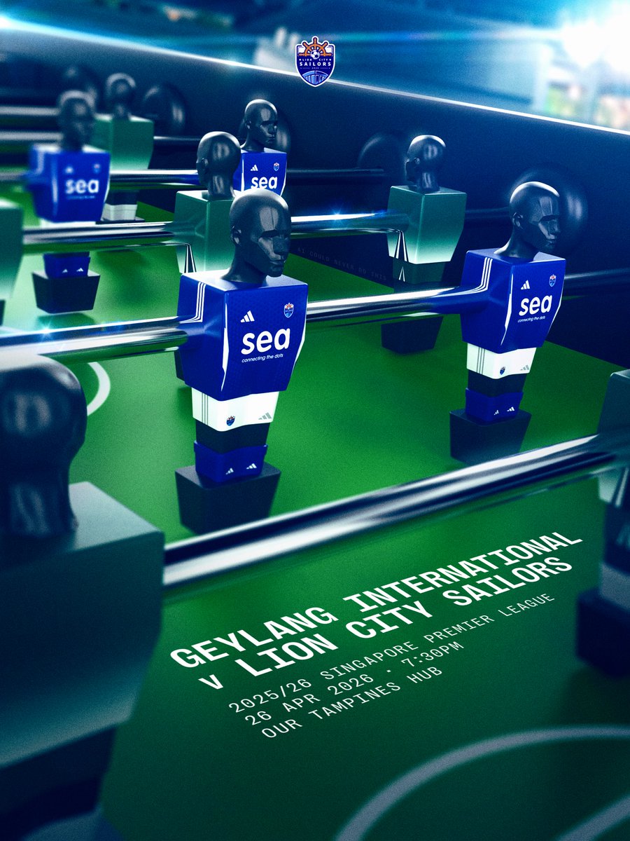 lioncitysailors's tweet image. #𝐆𝐄𝐘𝐋𝐂𝐒 𝐌𝐚𝐭𝐜𝐡𝐮𝐩 𝐀𝐰𝐚𝐢𝐭𝐬. 👤

It's #SPL matchday as we tussle with the Eagles for a 𝓦 to close in on the league title.  

See you fans at OTH! 👋

#allhandsondeck #lioncitysailors