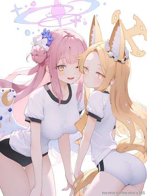 聖園ミカ 百合園セイア #ブルアカ #BlueArchive Mika Seia