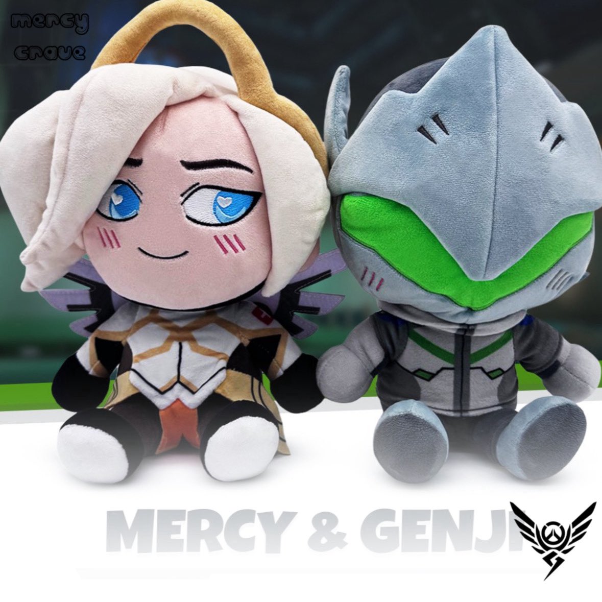 MercyCrave's tweet image. Angela “#Mercy” Ziegler is featured alongside #Genji Shimada in a duo plushie releasing in an #Overwatch x YouTooz collaboration!

The duo plushie drops April 30th at 3pm EST!