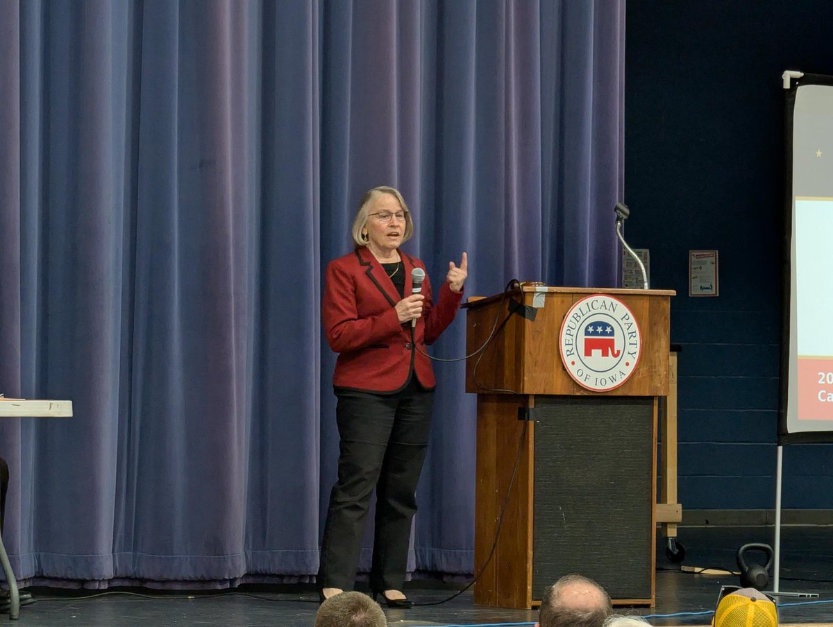 millermeeks's tweet photo. Spent today at a standing room only 1st District Convention with Iowans who refuse to let radical politicians ignore our values. 🇺🇸

The message was clear: secure borders, safe communities, lower healthcare costs, and a Congress that fights for working families. As a doctor, veteran, and your representative, I’ll never stop fighting for YOU.