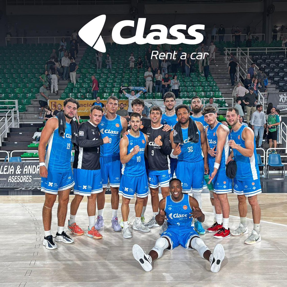 Victòria per dotze punts a un pavelló amb passat ACB ✅️

Aquestes fites li donen sentit al camí. Seguim. Queda la tornada. Som-hi! 🦎

🔥 Ara més que mai som família, som equip, som Class Bàsquet Sant Antoni

#OrgullDeClub
#Classrentacaribiza
#UnaIslaEnLaGrada
#UnaIllaUnDestí