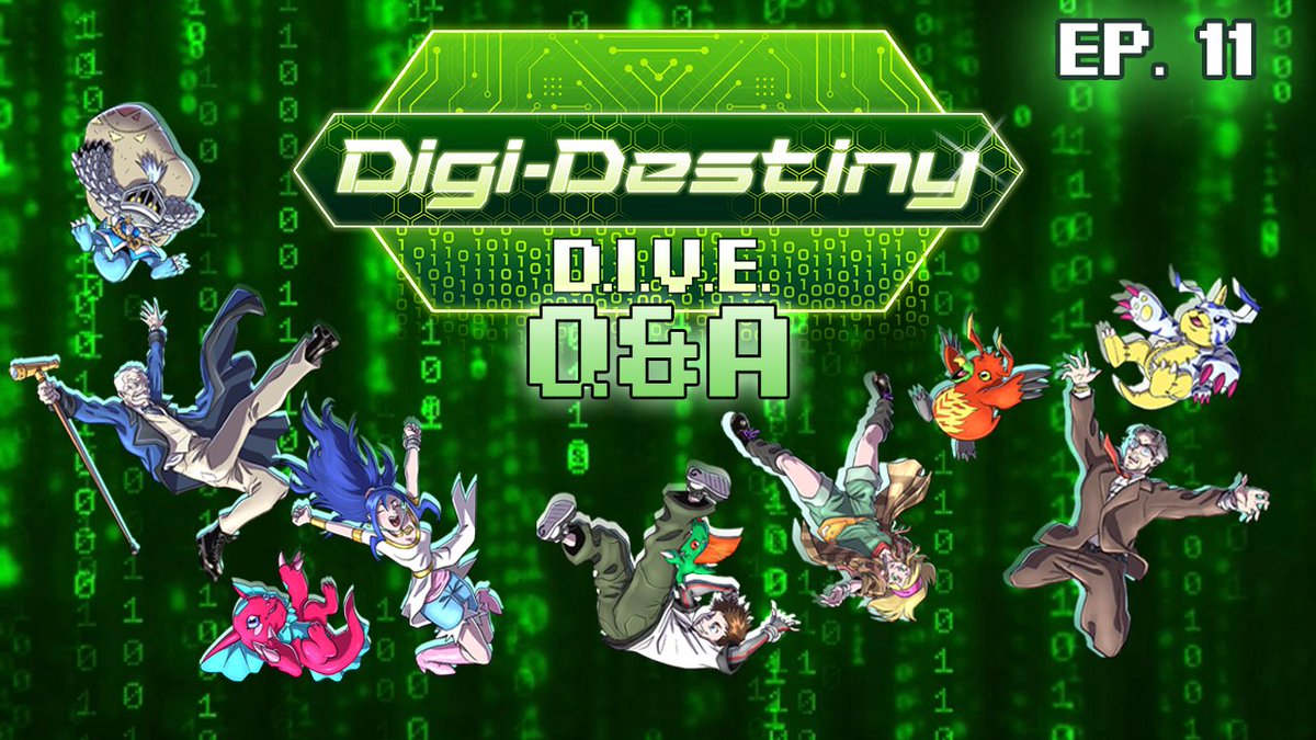 TheDigiDestiny's tweet photo. Digi-Destiny is back with the first Q&amp;A of campaign 2! Join the cast for Digi-Destiny for the deep dive!

Have any burning questions? Join the stream and ask us live! https://t.co/TAPYhZO3i8