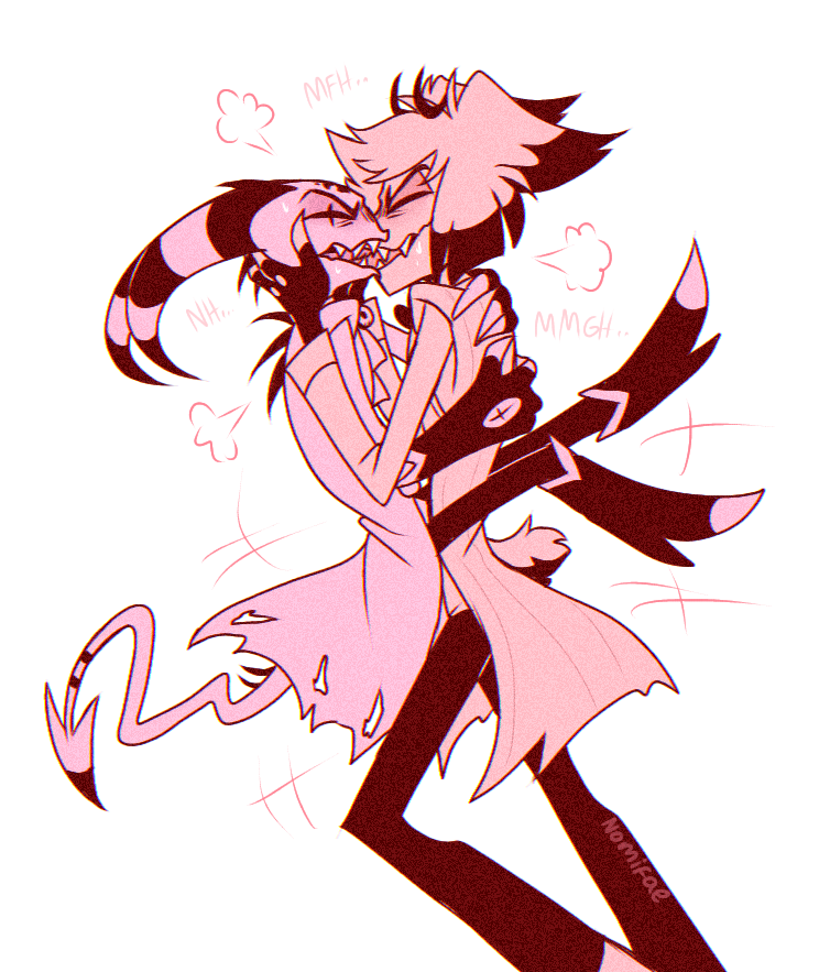 Idk what Blitzo x Alastor is called but ANYWAYS since Amir and Brandon fought (and kissed) I had to do it LMAO
#HazbinHotelFanart #HelluvaBoss
