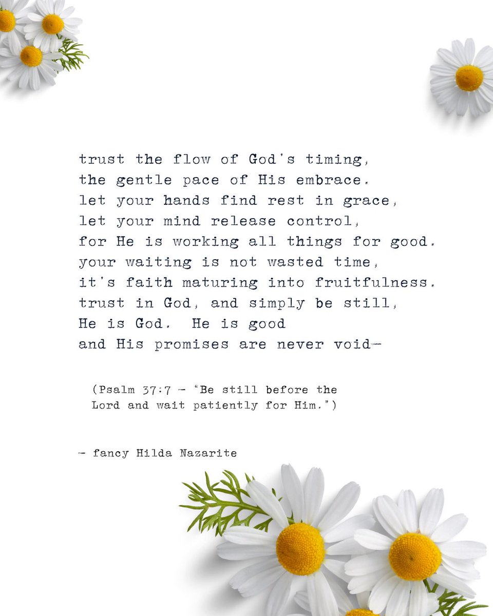 FNazarite's tweet photo. Be still and trust God.
https://t.co/2OsQ9tCE73 
#FayeAtom #x #news #PoetryInMotion https://t.co/a7X99XntsT