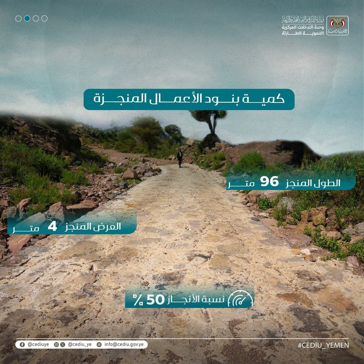 وحدة التدخلات المركزية التنموية الطارئة _ اليمن tweet media
