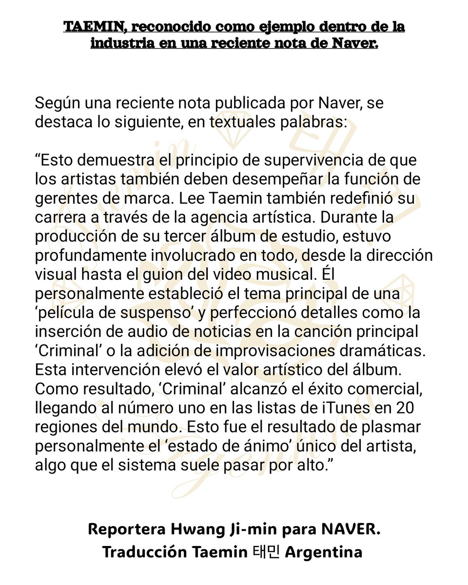 Taemin 태민 Argentina tweet media