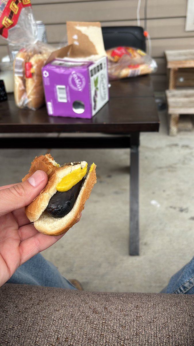 Birdass_'s tweet photo. Probably shouldn’t have been the one manning the grill today, let the dogs get away from me https://t.co/fSXDypC2lf